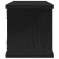 Miniatyrbilde 8 av 11: vidaXL Vegghyller 2 stk svart eik 75x18x20 cm konstruert tre