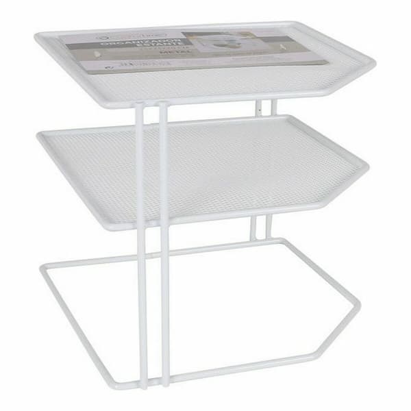 Hylder Confortime Hvid Metal 23 x 23 x 20 cm Arrangør (8 enheder)
