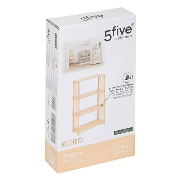 5five - hylla 4 nivåer beige