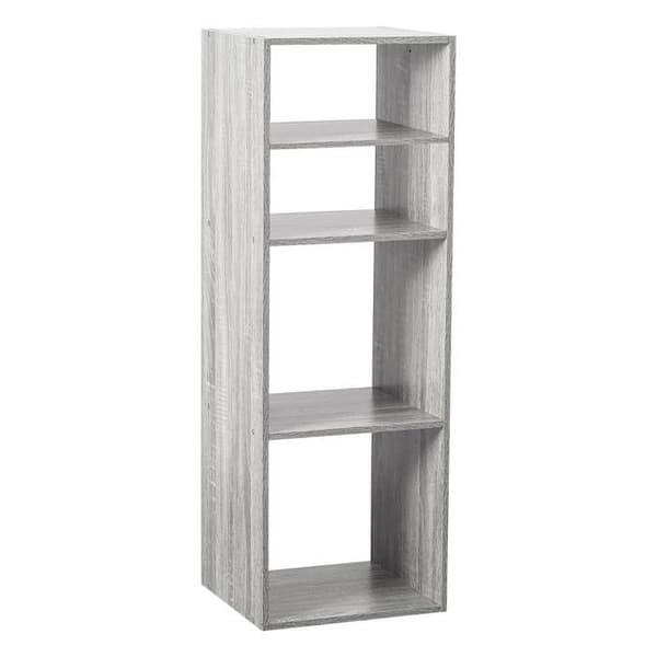 Etagère - AC-DÉCO - 2 stora och 2 små fack - Trä - Grå - Modern Skandinavisk Stil