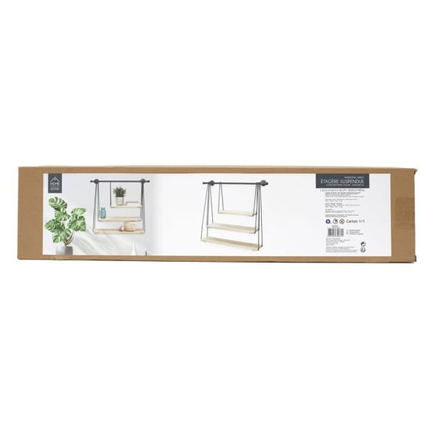 CMP Trådbunden vägghyllgunga M4 Metall - 67,5x62 cm