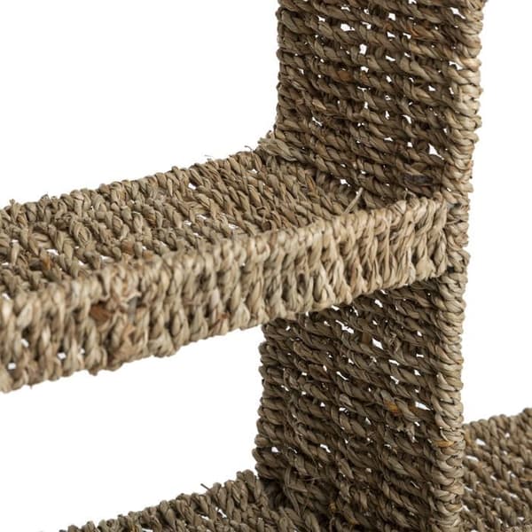 Rund Seagrass vägghylla - Ø58 cm - Beige