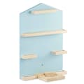 Miniatyrbild 1 av 4: Hama - 00132437 - Trähylla för Audio Game Box, Audio Game Figures, t.ex. Tonies®, Blue