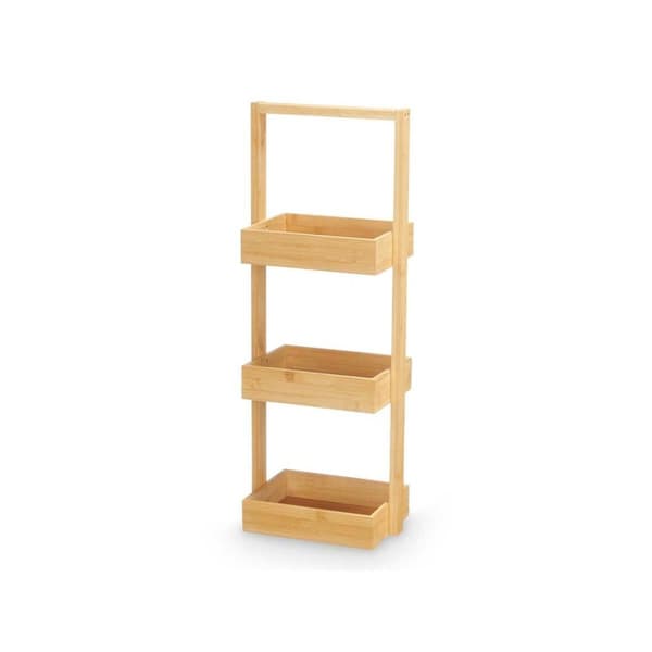 Bokhylla Kipit B6729A Naturell Bambu 26 x 70 x 17 cm (6 antal)