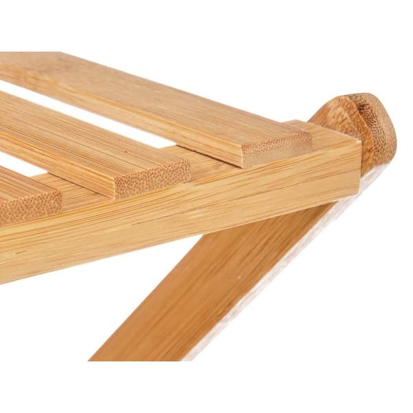 Bokhylla CH68220-5 Naturell Bambu 40 x 62 x 33,5 cm (4 antal)