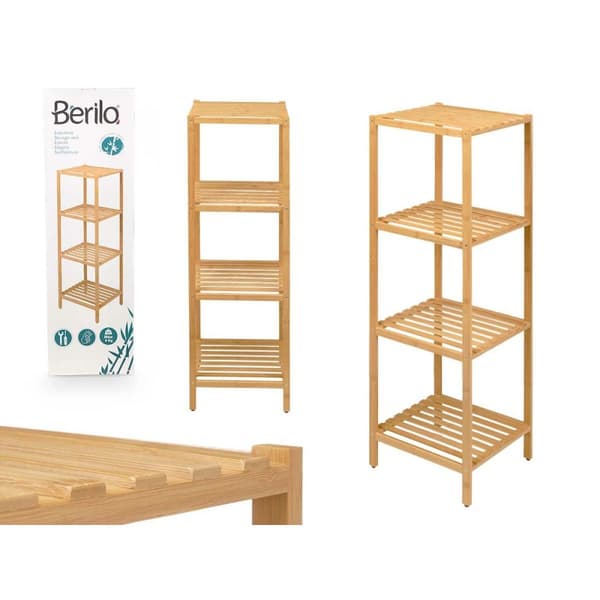 Hyllyt Berilo W31016A2 Ruskea Bambu 33 x 108 x 32 cm (2 osaa)
