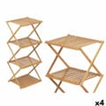 Miniatyrbillede 1 af 4: Hylder CH68220-5 2 Natur Bambus 40 x 92,5 x 33,2 cm (4 enheder)