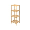 Miniatyrbillede 2 af 5: Hylder Berilo W31016A2 Brun Bambus 33 x 108 x 32 cm (2 enheder)