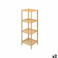 Miniatyrbild 1 av 5: Bokhylla Berilo W31016A2 Brun Bambu 33 x 108 x 32 cm (2 antal)