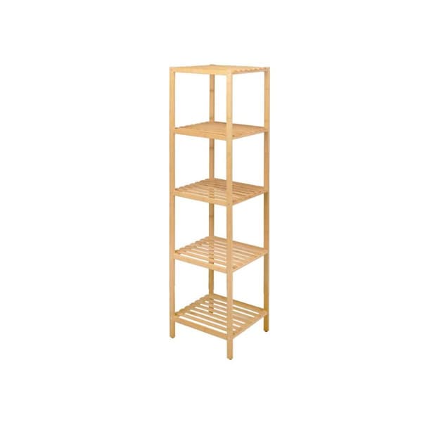 Bokhylla Berilo W31016A3 Brun Bambu 33 x 141 x 32 cm (2 antal)
