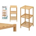 Miniatyrbilde 3 av 5: Hyller Berilo W31016A1 Brun Bambus 33 x 77,5 x 32 cm (4 enheter)