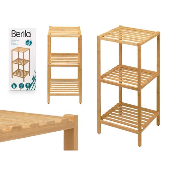 Hyller Berilo W31016A1 Brun Bambus 33 x 77,5 x 32 cm (4 enheter)