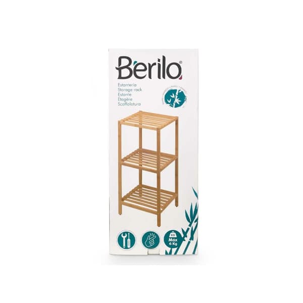 Hyller Berilo W31016A1 Brun Bambus 33 x 77,5 x 32 cm (4 enheter)