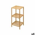Miniatyrbilde 1 av 5: Hyller Berilo W31016A1 Brun Bambus 33 x 77,5 x 32 cm (4 enheter)