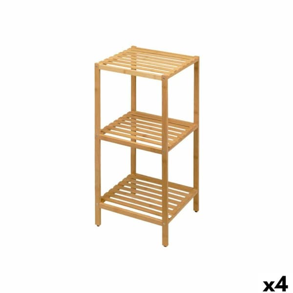 Hyller Berilo W31016A1 Brun Bambus 33 x 77,5 x 32 cm (4 enheter)