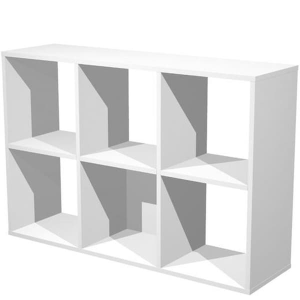 Hylder Artexport Home Office 6 rum Hvid Melamin 104,1 x 29,2 x 69,8 cm