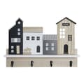 Pikkukuva 1 / 3: Hyllyt DKD Home Decor Takkiteline 39 x 9 x 27 cm Musta Ruskea Valkoinen Puu MDF