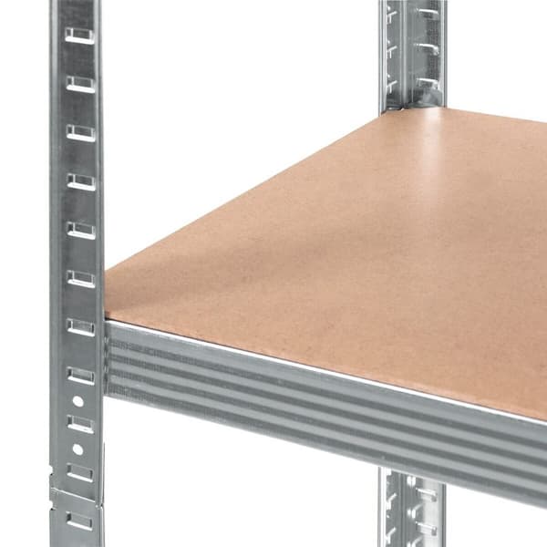 Hyllyt Greenblue GB378 180 x 90 x 40 cm Harmaa Galvanoitu teräs Puu MDF 75 Kg