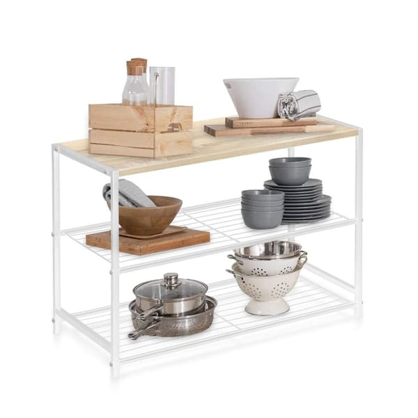 Hyllyt Confortime 3 Hyllyt Metalli 60 x 30 x 43 cm (4 osaa)