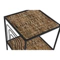Pikkukuva 2 / 4: Hyllyt Home ESPRIT Musta Metalli Kuitu 35 x 35 x 98 cm