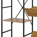 Miniatyrbilde 3 av 6: Hyller Max Home Stål Melamin Sponplate 125 x 150 x 27 cm