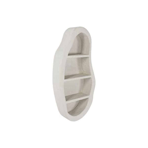 Hylder Home ESPRIT Hvid Gran Træ MDF 58 x 18 x 120 cm Væg
