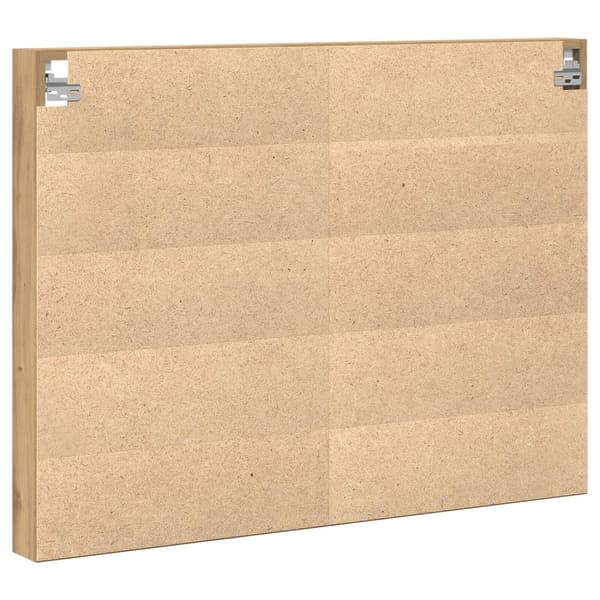 vidaXL Vitrine Cabinet Artisan Eik 100x8,5x75 cm Ingeniørrtre