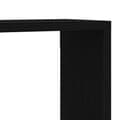 Miniatyrbilde 9 av 11: vidaXL Svart Eike Veggskap 76x15x53 cm Laget av Konstruert Tre