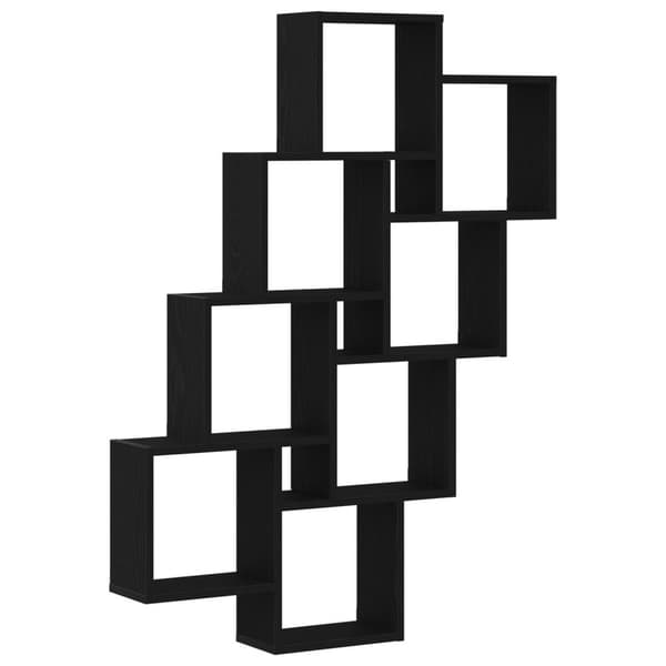 vidaXL Veggskap i Svart Eik 90x15x119,5 cm Laget av Tre