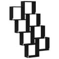 Miniatyrbilde 6 av 11: vidaXL Veggskap i Svart Eik 90x15x119,5 cm Laget av Tre
