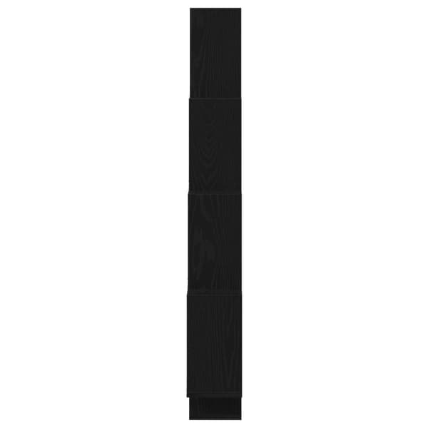 vidaXL Veggskap i Svart Eik 90x15x119,5 cm Laget av Tre