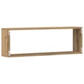 Miniatyrbilde 8 av 11: vidaXL Vegghyller 2 stk Artisan Eik 80x15x26 cm Laget av tre