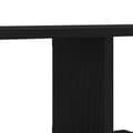 Miniatyrbilde 9 av 11: vidaXL Veggmontert TV-hylle Svart Eik 125x18x23 cm Laget av tre