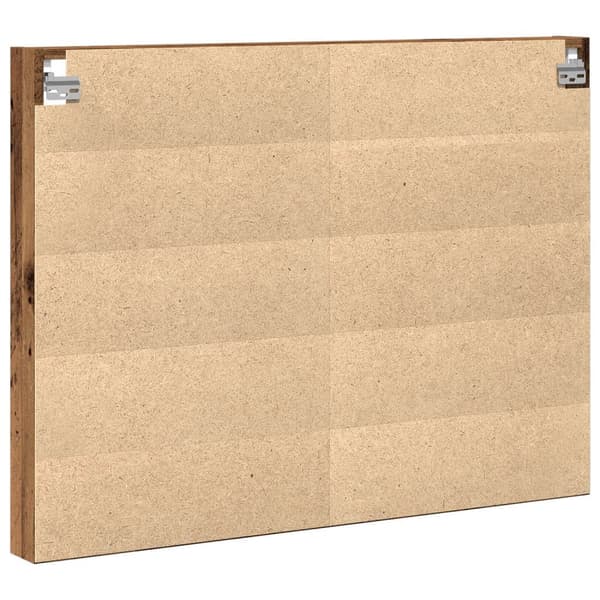 vidaXL Vitrine Cabinet Gamle Tre 100x8,5x75 cm Ingeniørtre