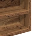 Miniatyrbilde 9 av 11: vidaXL Vitrine Cabinet Gamle Tre 100x8,5x75 cm Ingeniørtre