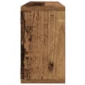 Miniatyrbilde 10 av 11: vidaXL Vegghyller 2 stk Gammelt Tre 80x15x26 cm Konstruert Tre