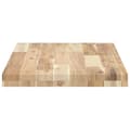 Miniatyrbilde 6 av 9: vidaXL Flytende hylle 80x40x4 cm ubehandlet heltre akasie