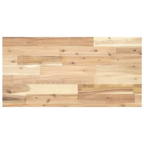vidaXL Flytende hylle 80x40x4 cm ubehandlet heltre akasie
