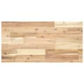 Miniatyrbilde 8 av 10: vidaXL Flytende hyller 3 stk 80x40x4 cm ubehandlet heltre akasie