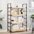 Miniatyrbilde 2 av 10: vidaXL Flytende hyller 3 stk 80x40x4 cm ubehandlet heltre akasie