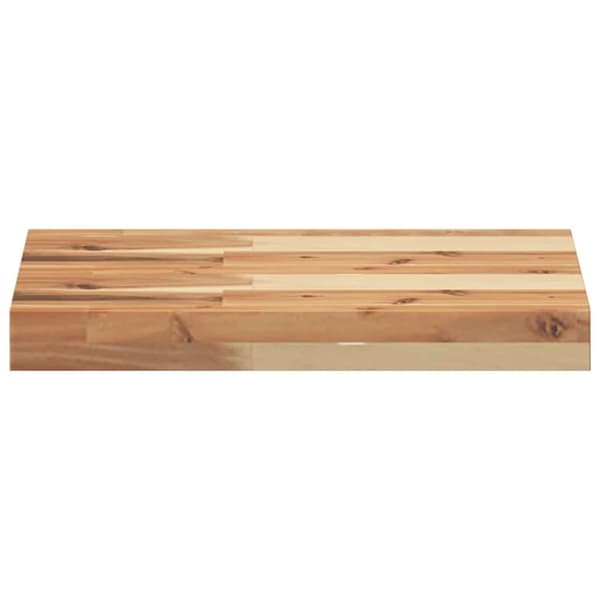 vidaXL Flytende hyller 3 stk 40x30x4 cm oljebehandlet heltre akasie