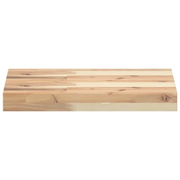 vidaXL Flytende hylle 40x30x4 cm ubehandlet heltre akasie