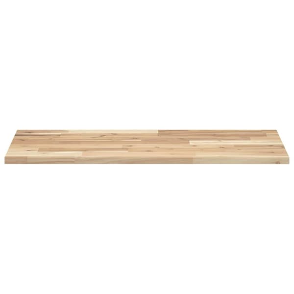 vidaXL Svävande hylla 80x40x2 cm obehandlat massivt akaciaträ