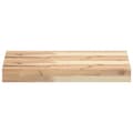 Miniatyrbilde 5 av 10: vidaXL Flytende hyller 2 stk 40x30x4 cm ubehandlet heltre akasie