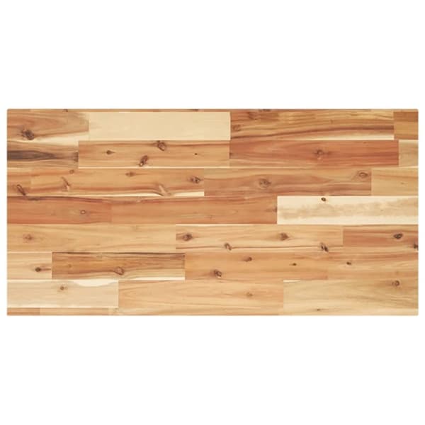 vidaXL Flytende hylle 80x40x2 cm oljebehandlet heltre akasie
