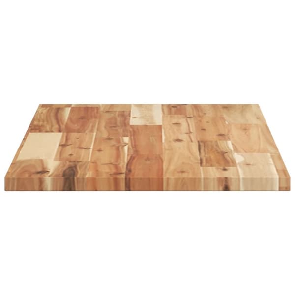 vidaXL Flytende hylle 80x40x2 cm oljebehandlet heltre akasie