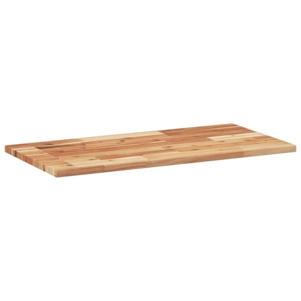 vidaXL Flytende hylle 80x40x2 cm oljebehandlet heltre akasie