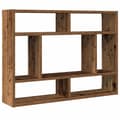Miniatyrbilde 3 av 11: vidaXL Vegghylle gammelt tre 75x16x55 cm konstruert tre