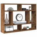 Miniatyrbilde 5 av 11: vidaXL Vegghylle gammelt tre 75x16x55 cm konstruert tre
