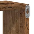 Miniatyrbilde 9 av 11: vidaXL Vegghylle gammelt tre 75x16x55 cm konstruert tre